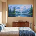 Ardemy Large Landscape Wall Art Nature Canvas Textured Forest Scenery Pictures Wall Decor Living Room Paintings Artwork Bedroom Home Office,40"x20"