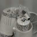 Morden Farmhouse Table Lamps Set of 2, Touch Control Bedside lamp with 2 USB Ports & AC Outlet,Vintage Nightstand Lamp with Nightlight for Bedroom Living Room Entryway