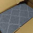9"X36" Stair Treads Carpet Non-Slip for Wooden Steps Indoor, Machine Washable and Reusable with Tape Free Self-Adhesive Back for Pets, Set of 15, Grey
