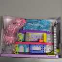 Polly Pocket Pollyville Dolls & Playset, Drive-in Movie Theater with 2 Micro Dolls, 1 Toy Car & 11 Accessories
