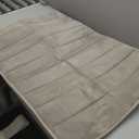 Yimobra Large Bath Mat 37"x24", Super Soft Quick Dry Memory Foam Bathroom Rug, Water Absorbent, Non Slip Backing Machine Washable for Tub Shower, Thick Comfort Support, Beige