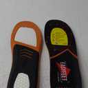 Running Athletic Shoe Insoles Men Women - Sport Insole - Shock Absorption Inserts - Walking Hiking Hockey Tennis Basketball - Orthotic Comfort Cushions Inserts Sneakers (XL (Men 12.5-14.5/Women 13.5-15.5), Black)