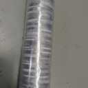 Haton Window Privacy Film, Frosted Stripe Non-Adhesive, 35.4" x 78.7"