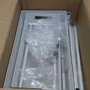 Under Sink Organizer Adjustable Height 2 Tier Bathroom Organizer Pull Out Cabinet Organer kitchen organizers and storage fridge organizers and storage,White,XL-1 Pack