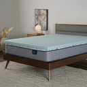 Serta ThermaGel Cooling, Pressure-Relieving Memory Foam Mattress Topper, 2 Inch, Twin, Made in The USA