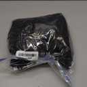 yuehong Short Black Curly Fluffy 70s Afro Wig 80s Disco Rocker Wig Heat Resistant Synthetic Fibers Durable Breathable Costume Hair for Unisex(Black)