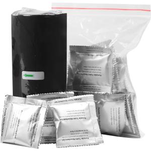 2 x Hapoon 8 Gallon Compostable Portable Camping Toilet Bag with Poo Gel Set, 1.18 Mil Extra Thicken, Biodegradable Porta Potty Bags, Trash Waste Bag for Camping, Hiking, Road Trip, 40 Pack