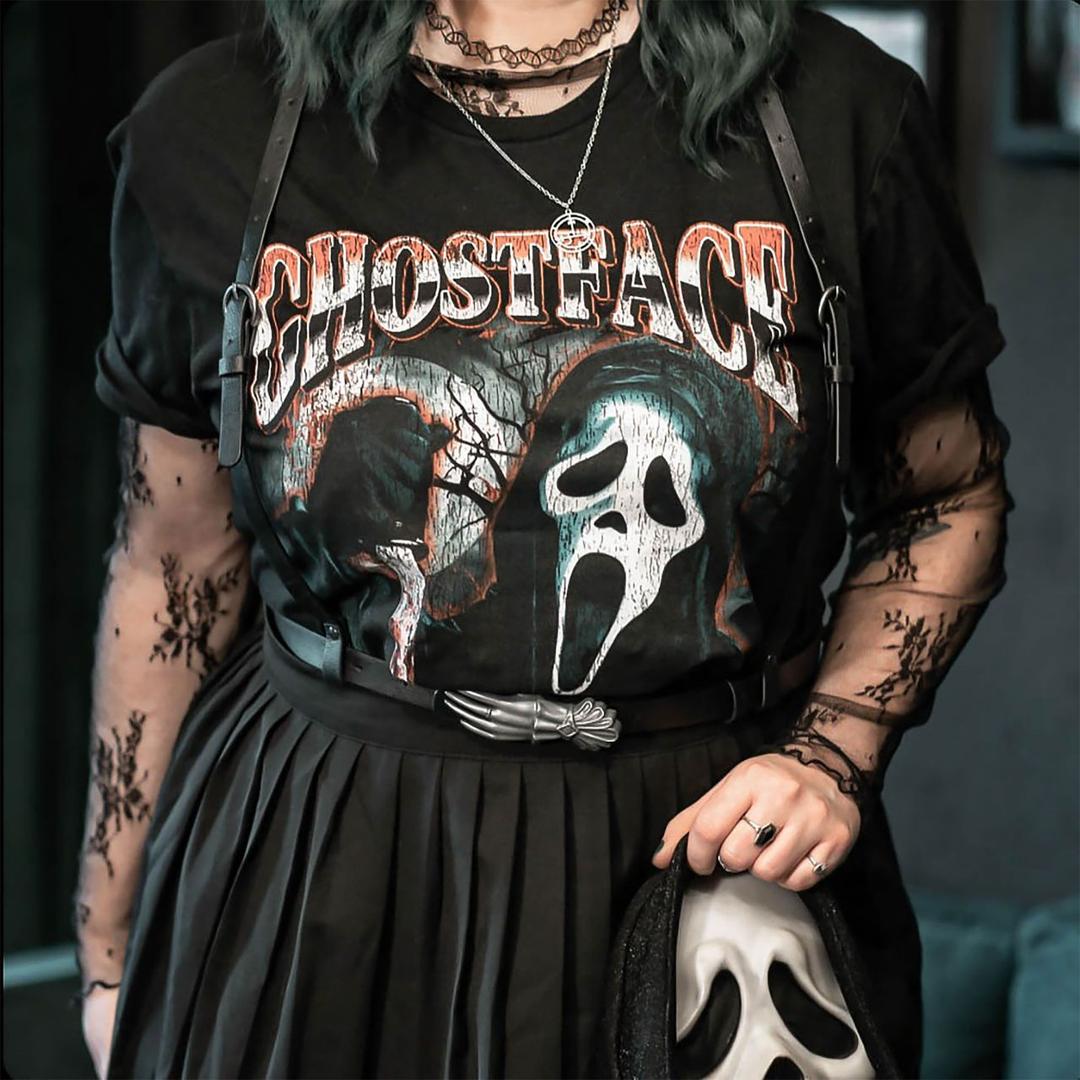 Ghost Face - Slasher T-Shirt black  (Small, Black)