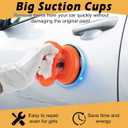 83pcs Paintless Dent Puller Kit, Body Repair Tools Dent Removal Tools with Golden Lifter, Slide Hammer T-Bar, Large Size Puller Dent Suction Cup for Car Refrigerator Door Ding Repair