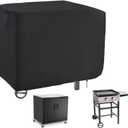Flat Top Grill Cover Compatible with Royal Goumet 2 Burner Griddle, 38 Inches Waterproof Propane Griddle Cover for Outdoor Grill Cart Table-38 x 24 x 33.8 Inch