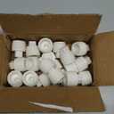 20 Pack 3/4" PVC SCH40 Male Threaded Pipe End Cap Adaptor - PVC Cleanout Plug