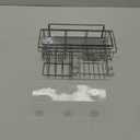 5 Pack Shower Caddy Organizer Rack Shelf for Inside Shower, Self Adhesive Bathroom Wall Storage Basket Rustproof Stainless Steel Large Capacity Shampoo Holder, Silver