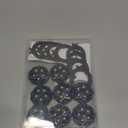 Furniture Sliders with 360 Self Adhesive Caster Wheels Mini Rollers for Furniture, Storage Bins & Appliances Black, (8, Black)
