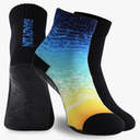RANDY SUN Barefoot Quick-Dry Sand Beach Socks, Breathable Seamless Yoga Sock With TPE Sole, Size L