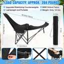 Lineshading 2 Pcs Reclining Beach Camping Chair and Adjustable Umbrella Sets, 2 in 1 Portable Folding Lightweight Lounge Chair with Foot Rest and Storage Bag for Outdoor Summer Beach Patio, 31.9"x59"