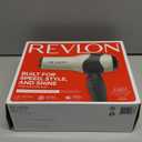 REVLON Turbo Hair Dryer | 1875 Watts of Maximum Shine, Fast Dry (Silver) (4.05x11.15x9.25 Inch (Pack of 1), Grey)