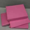 Paper Junkie Mini Pink 3 Ring Binder for 5.5 x 8.5-Inch Paper, 1-Inch Round Rings, School and Office Supplies - Pack of 4 Mini Binder