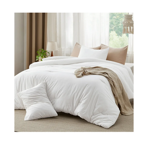 Bedsure Comforter Set California King Size - Cotton Fabric with Microfiber Inner Fill, Linen Color Soft Bed Set for All Seasons, 3 Pieces, 1 Comforter (104" x 96") and 2 Pillow Cases (20" x 36")