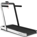 4.75HP 2 In 1 Folding Treadmill W/Remote APP Control - White