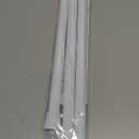 White Tension Curtain Rod for Windows 28 to 48 inch, Adjustable Expandable Pressure Spring Curtain Rod No Drilling, 7/8" Curtain Rod for Bedroom Doorway Closet Door