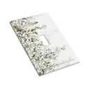 2 x JDAKHD Light Switch Cover Plate Eucalyptus Leaves & Green Botanical Art 1 Gang Decorative Wall Plate Modern Single Toggle Outlet Switch Faceplate Cover Nature-Inspired Home Decor