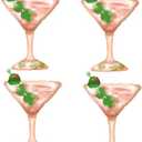 CYMYLAR 2Pcs 43Inch Martini Glass Olive Balloons,Cocktail Party Balloons For A Tini Bit Older Party/Girls Night/Bachelorette/Bridal Shower/Cocktail Birthday/Retro Lounge Bar Decorations