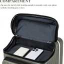 feilario Top Opening Business Carry On Luggage, Front Pocket, TSA Lock, 20in