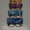 EYEGUARD Reading Glasses 4 Pack Quality Fashion Colorful Readers for Women +6.00