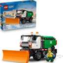 LEGO City Snowplow Truck Building Toy for Kids - Pretend Play Vehicle for Boys & Girls, Ages 5+ - Toy Truck W/Movable Plow & Driver Minifigure - Gift Idea for Birthdays - 60490