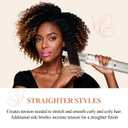 Wide-Tooth Tension Comb Attachment for Shark FlexStyle, Stronger Tension and Rotatable Barrel Comb with Precise Airflow Control to Stretching, Fast Drying, Straightening for Wavy Curly Coily