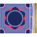 2025 chloroprene rubber mahjong mat (with rules) odorless, free of polycyclic aromatic hydrocarbons, wrinkle free American style mahjong mat, anti slip, noise reducing mahjong gift (31.5 in* 31.5 in)