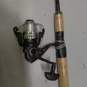 Shakespeare Cirrus 6'6" Spinning Fishing Rod and Reel Combo, 2-Piece Graphite Rod Blank, Size 30 Spinning Reel, Pre-Spooled with Monofilament Fishing Line