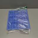 Rectangle Silicone Soap Mold, 12 Cavity 5.5oz Soap Making Mold, Flexible Easy-Release BPA-Free Silicone, Non-Stick DIY Mold for Handmade Soap, Bath Bombs, Chocolate & Crafts (Blue)