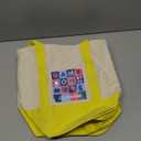 Mini Canvas Tote Bag with Pocket Reusable Pack of 2