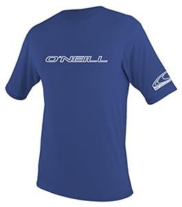 O'NEILL Mens Men's Basic Skins 50+ Short Sleeve Sun Shirt (Large) O'NEILL Mens Men's Basic Skins 50+ Short Sleeve Sun Shirt (Large)