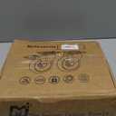 3 Inch Heavy Duty Plate Swivel Caster Set of 4 Wheels with Safety Brakes, PVC Wheels, No Noise Non-Marking, Load 1800 Lbs