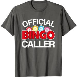 Official Bingo Caller Design Bingo Caller Shirt Gifts T-Shirt, S