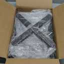 Tanfix 16-24 Inch Fire Pit Stand Stainless Steel Base for Solo Stove Bonfire Ranger and other Retractable Foldable Fire pit Holder with Optional Wheels and Heat Protection Disk Outdoor (Cross Fixed)