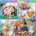 200 PCS 3 Inch Large Plastic Easter Eggs Bulk Include Surprise Golden Eggs, Colorful Fillable Empty Eggs for Easter Basket Stuffers Fillers Easter Hunt Filling Party Favors Classroom Prize Supplies