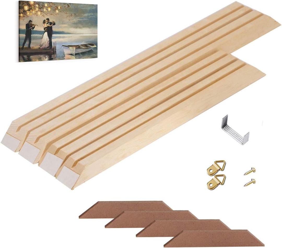 Canvas Frame, 36 x48 Inch Stretcher Bars Wood Kits with Accessories for Oil Painting and Picture Wall Art