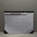 2025-2026 Desk Calendar - Desk Calendar 2025-2026, 22"x17" Desktop Calendar, Jan. 2025 - Jun. 2026, Corner Protectors, Large Ruled Blocks