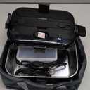 Electric-Lunch-Box-Heated-Food-Warmer 100W Heating Lunchbox for Adults 1.8L Portable Food Heater for Work/Car, 12V/24V/110-230V Lonchera Elctrica Porttil with Fork Spoon (Black)