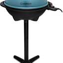 Cuisinart Indoor/Outdoor Electric Griddle, 2-in-1 Portable BBQ with Flat Top Non-Stick Cooking Surface, Adjustable Heat, Stand/Tabletop Options for Cookouts, Barbecues & Small Spaces, No Tools Needed