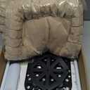 Sunhoo Cat Window Perch Bed Foldable Kitty Windowsill Hammock Shelf Seat Large Cats Suction Cup Indoor Kitten Window Sill Lounger with Soft Plush Cushion Machine Washable 21.26*11.8in (Light Camel, M)