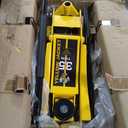 YELLOW JACKET 3.5 Ton Low Profile Floor Jack Quickly Lift Hydraulic Car Jack with Dual Pumps, 7700 lb Capacity