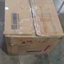 Home Square Sloped Arm Counter Height Stool in Beige and Glossy Black - Set of 2