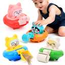 Baby Car Toys for One Year Old Boy Birthday Gift, Push and Go Cars for Toddlers 1-3 Newborn Infant 4pcs Vehicles Set for Kid 12-18 Months Toddler Toys First Birthday Gifts for 1-3 Year Old Boys Girls