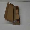 Gold Curtain Rods 66 to 120 Inches(5.5-10 Feet),Decorative 3/4 Inch Diameter Drapery Rod Set with Square Finials,Size:36''-120'',Brass Gold