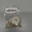 Flower Keychain for Womensmall Daisy Charms KeychainBag & Purse Charms for Handbags & Backpacks Accessories (Golden)