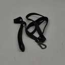 TwoEar 6FT 1IN Strong Black Dog Leash with 2 Padded Handles, Traffic Handle Extra Control, Comfortable Soft Dual Handle, Auto Lock Hook, Reflective Walking Lead for Small Medium and Large Dogs